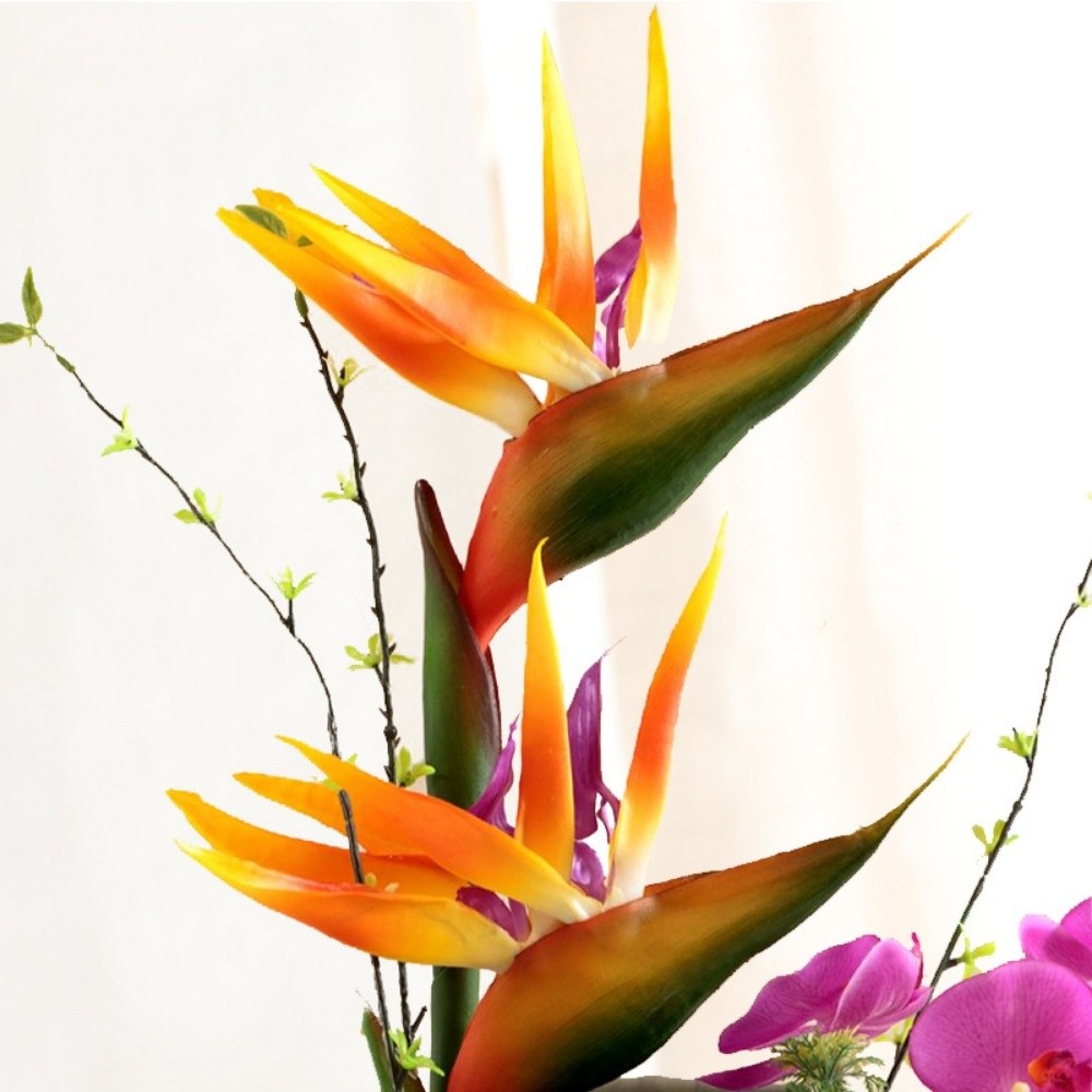 زهور ستريليتزيا اصطناعية جديدة - مراجعة Bird Paradise Strelitzia وسعره